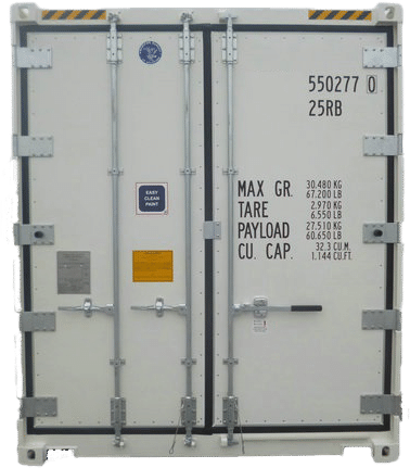 20ft high cube reefer container