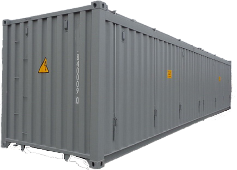 40ft Hard Top container rear side