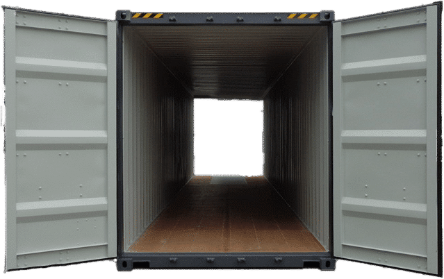 40ft high cube double door container