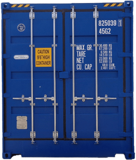 40ft high cube side door container