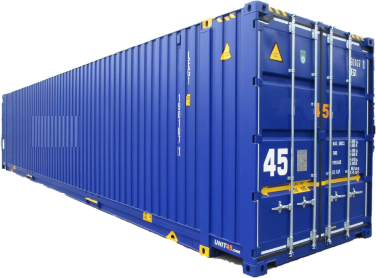 45ft High Cube Pallet Wide container
