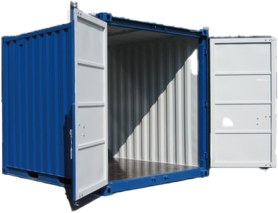 10ft storage container with drip tray