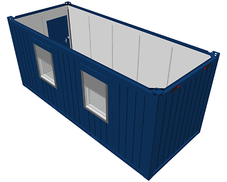 20ft accommodatie container