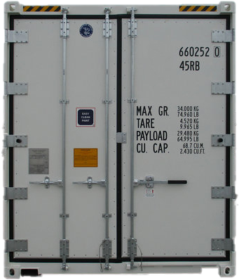 40ft high cube refrigerated freezer container