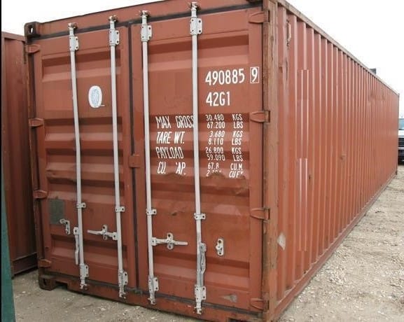 40ft Zee-Opslag container