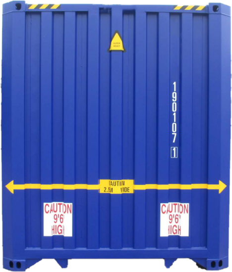 45ft high cube container