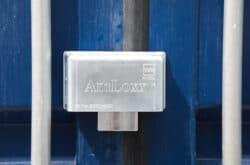 Amloxx container lock with Assa Abloy PL350