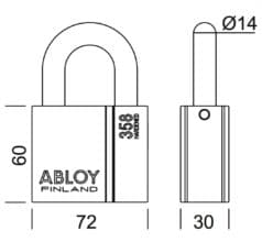Assa Abloy padlock