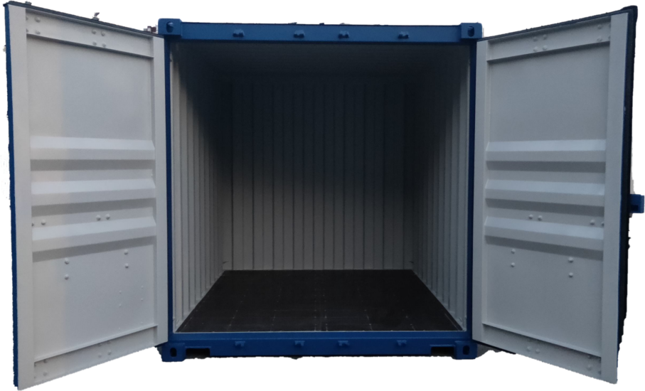 10ft sea container doors open
