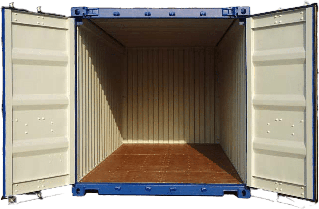 20ft container hard top open doors