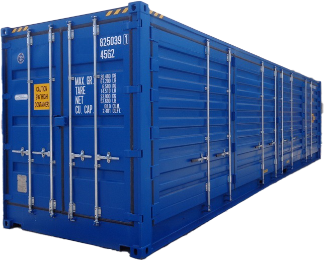 40ft high cube side door container
