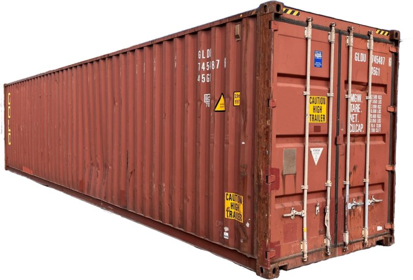 40ft High Cube container used