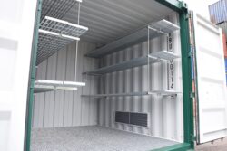 Storage system for chemicals